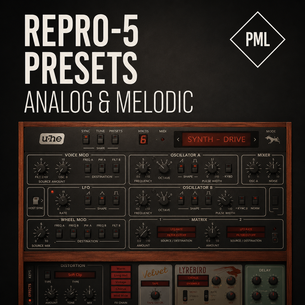 PML - Repro-5 Preset Pack Analog & Melodic